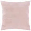 Наволочка - чехол для декоративной подушки на молнии Бархат АртДеко I пепельно-розовый, 45 х 45 см.