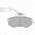 Колодки тормозные AUDI 80/90/100/200 82-95 передние с датчиком DELPHI LP444