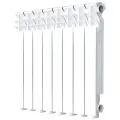 Радиатор алюминиевый HALSEN 500/80 1400Вт 8 секций, боковое подключение