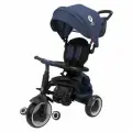 Велосипед трехколесный Qplay с ручкой управления, 10-8 дюйм, RITO PLUS складной, синий
