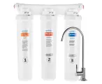 Фильтр для воды под мойку Гейзер Оптима Макс Био, с краном, до 100% удаление бактерий, вирусов и накипи, 16045