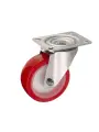 Колесо для тележки поворотное Стелла-техник 6901-100, d 100 мм, г/п 170 кг, нержавеющая сталь