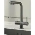 Смеситель Iddis Umbra UMBGMPFi05 для кухонной мойки, цвет графит