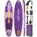 Надувная SUP-доска CETANA FANTASY PURPLE STD 11'6' 351-86-15cm / Сапборд для серфинга и отдыха на воде