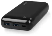 Портативный аккумулятор ttec PowerSlim Pro LCD 20000 mAh, черный