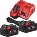 Набор аккумуляторов Milwaukee M18 NRG-502