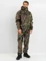 Костюм-дождевик мужской Huntsman ВВЗ Шторм летний ветровлагозащитный непромокаемый для рыбалки и охоты, таффета, цвет Лес (р.44-46/170)