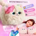 Игрушка мягкая для девочки Кошечка интерактивная