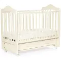 Кроватка для новорожденных BEBIZARO FILLMORE VANILLA Универсальный маятник с ящиком (ШхГхВ) 109х125х67 см