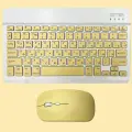 Беспроводной комплект PALMEXX KM001 клавиатура+мышь BT/2.4G, АКБ, USB-C DC5V, жёлтый