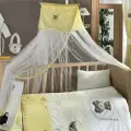 Балдахин Kidboo Little Bear, полиэстер, 150x450см, белый/жёлтый