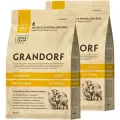 Корм сухой Grandorf Single Grain Cat Adult Sterilised 4 Meat Recipe для стерилизованных кошек 4 мяса, 8 кг х 2 шт