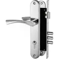 Замок цилиндровый Fuaro (Фуаро) с в комплекте с ручкой LOCKSET.9011 (SET F9011) хром