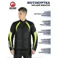 Мотокуртка INFLAME BREATHE с мембраной и подстежкой, цвет зеленый неон, M размер