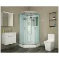 Душевая кабина Niagara NG-6002-01GD (1000х1000х2200) низкий поддон (16 см) стекло прозрачное