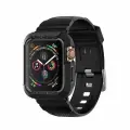 Чехол-ремешок для Apple Watch 42/44/45 mm Spigen Rugged Armor Pro черный