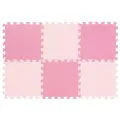 Коврик-пазл Funkids Симпл-12 (KB-049-6-NT), 02 розовый, 90х60 см, 6 элементов