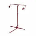 Станок для вышивки напольный с держателем рам и держателем 2 в 1 для пялец и снапов Амур в цвете Рубин.