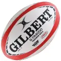 Мяч для регби GILBERT G-TR4000 42097805, размер 5, бело-красно-черный