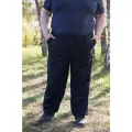 Камуфляжные тактические брюки Тайган больших размеров черные