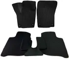 ЭВА коврики для Skoda Rapid 2 (2020-2022), Шкода Рапид 2 / Черные соты, Черный кант / Комплект 5 шт.