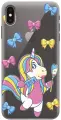Силиконовый чехол на Apple iPhone XS Max / Эпл Айфон Икс Эс Макс с рисунком Lady Unicorn
