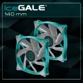Вентиляторы для корпуса Iceberg Thermal IceGALE 140 Teal, 2 шт.