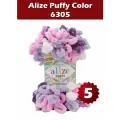 Пряжа Alize Puffy Color 6305, 5 шт