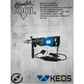 Дрель для алмазного бурения KEOS PULSAR KS-180 (ручная установка с микроударом)