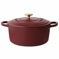 Кастрюля с крышкой из коллекции Шеффилд, Ø26 см, 4,9 л, бургунди