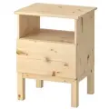Прикроватная тумбочка Тарва Tarva из сосны, дгв 48х40х62, 1 ящ.