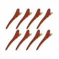Зажимы для волос Shark Clip Y.S.Park, красные, 8 штук