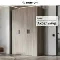 Шкаф для одежды Нонтон Аксельмуд, 120x51x184 см, шимо светлый