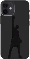 Силиконовый чехол на Apple iPhone 12 Mini / Эпл Айфон 12 мини с рисунком Boxing Soft Touch черный