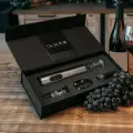 Подарочный набор сомелье iLUXE Prestige Space Gray, электрический штопор, резак, аэратор, пробка, подарочная коробка