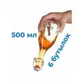 Бутылка бугельная с пробкой, Бабл, 0.5 л, 6 шт