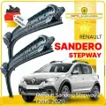 Дворники Renault Sandero Stepway 2 Рено Сандеро Степвей 2 (в т. ч. Stepway) B8 2015 2016 2017 2018 2019 2020 2021 Щетки стеклоочистителя бескаркасные / Bayonet Arm 550мм-480мм