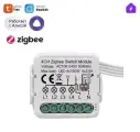 Умное реле Zigbee 3.0, контроллер на 4 канала, с нулем для умного дома
