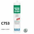 Профессиональный универсальный силиконовый герметик OTTOSEAL S100 PREMIUM С753 (шафран голубой), 300мл