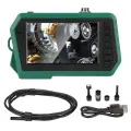 Двойная линза Borescope Camera 4.3 -дюймовый экран 6 светодиодный свет 1080p IP68 водонепроницаемая камера змеи для автомобильной канализации