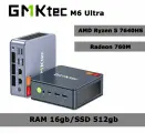 Мини ПК GmkTech AMD Ryzen 5 7640HS Ram16gb/SSD512gb
