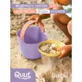 Детское ведерко для воды и песка Quut Bucki с ситом. Цвет: лавандовый и персиковый. Объём: 2 литра