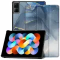 Чехол на Lenovo Zhaoyang K10 / Tab M11 (TB-330FU) / Xiaoxin Pad 2024 (TB-331FC) 11 дюйма, 2024 года, умный с магнитом, голубой мрамор