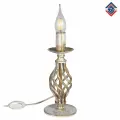 Настольная лампа свеча ковка прованс классика S5094-1