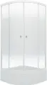 Душевое Ограждение Triton Лайт 90*90В, средний поддон, поддон 1/4круга, стекло с рисунком лайт, сифон