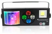 AstraLight NC-L417 многофункциональный световой прибор, 4 эффекта - динамические LED-эффекты, зеленый и красный лазеры и стробоскоп на 30Вт