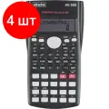 Комплект 4 штук, Калькулятор научный Attache AS-300.10р,2 стр, пит. от бат,240 фун, темн. сер
