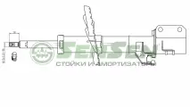 Амортизатор Nissan Micra K12 Пер. лев. газ.(Sensen 42130188)