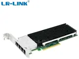 Сетевой адаптер Lr-Link LREC9804BT PCIe 3.0 x8, Intel x710, 4*RJ45 10G NIC Card