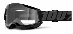 Очки 100% Strata 2 Black / Clear